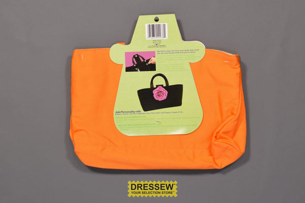 Button-On Bag Orange