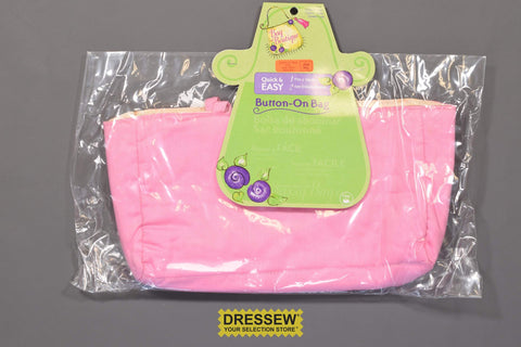 Button-On Bag Pink