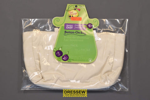 Button-On Bag Rectangle Natural