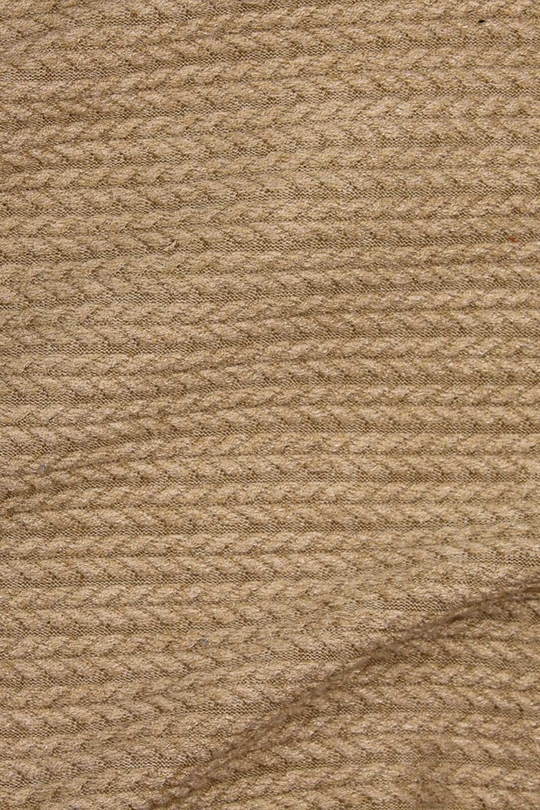 Cable Sweater Knit Caramel