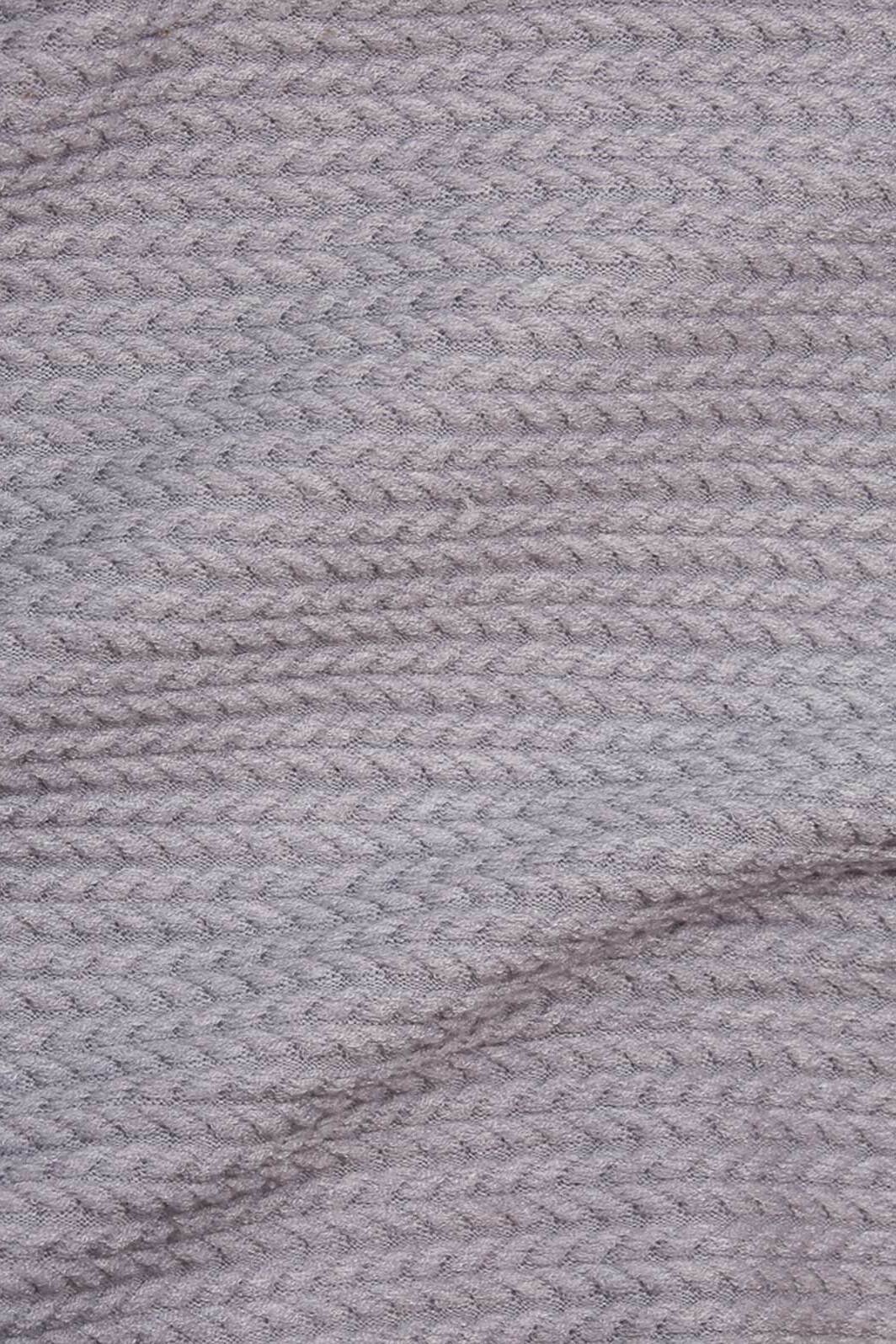 Cable Sweater Knit Ice Lilac