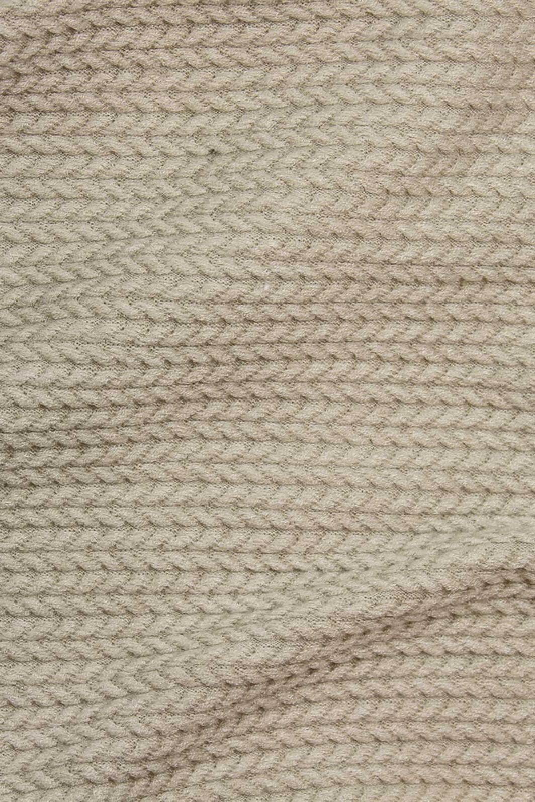 Cable Sweater Knit Light Beige