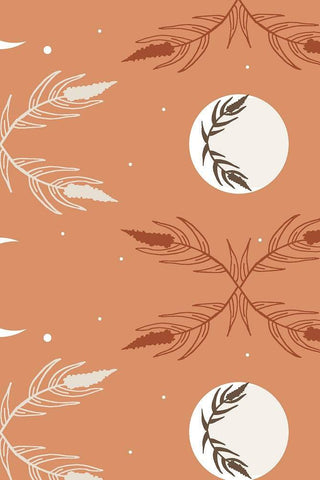 Camp Creek Harvest Moon By Ash Cascade For Cotton + Steel Peach