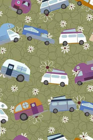 Camper Love Campers By Stof Green / Multi