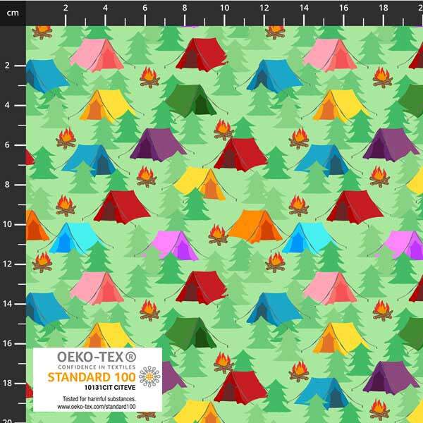 Camper Love Tents By Stof Green / Multi