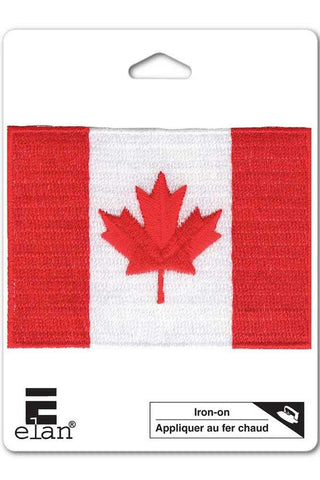 Canada Flag Iron-On Applique Large