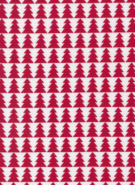 Candy Cane Lane Pine Trees By April Rosenthal For Moda Cardinal