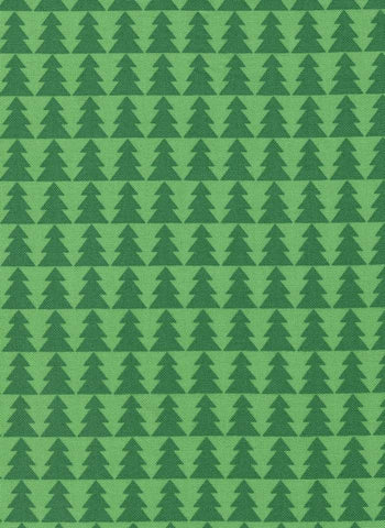 Candy Cane Lane Pine Trees By April Rosenthal For Moda Evergreen Tonal