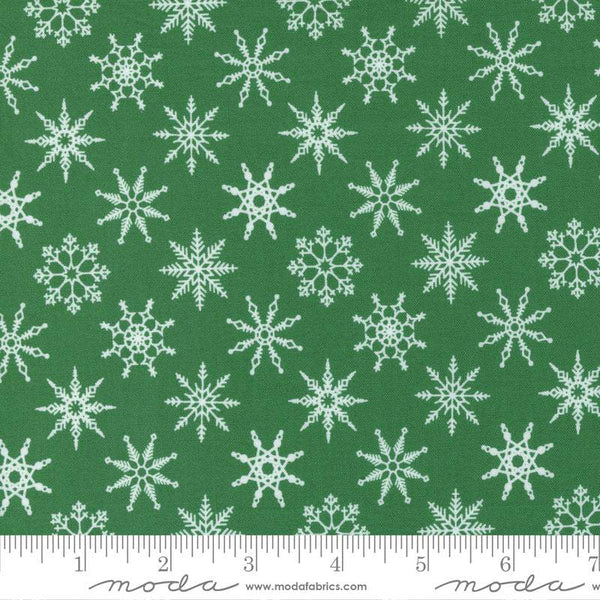 Candy Cane Lane Snowflakes By April Rosenthal For Moda Evergreen