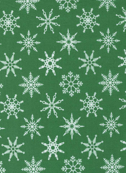 Candy Cane Lane Snowflakes By April Rosenthal For Moda Evergreen
