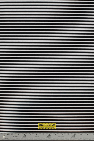 Canvas Stripe Black / White