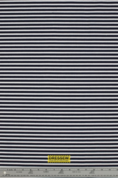 Canvas Stripe Navy / White