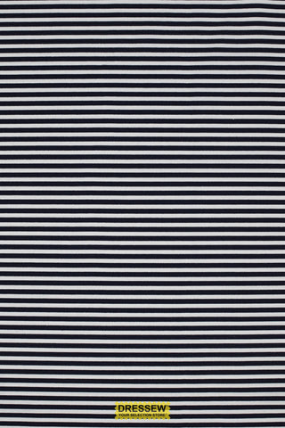 Canvas Stripe Navy / White