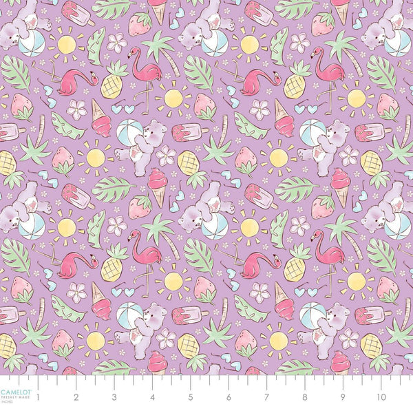 Care Bears Baby I Love Summer Fun in the Sun Purple