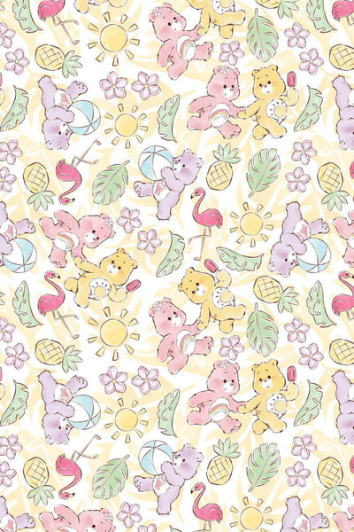 Care Bears Baby I Love Summer Sunshine Funshine White