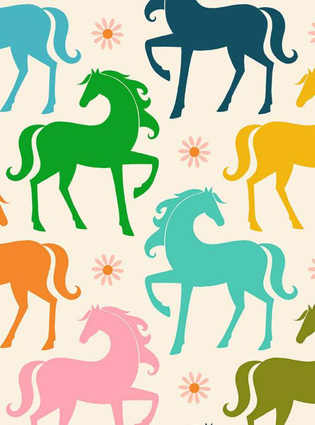 Carousel Fancy Horse By Melody Miller Of Ruby Star Society For Moda Natural