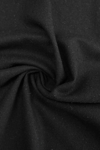 Casey Silk Noil Black