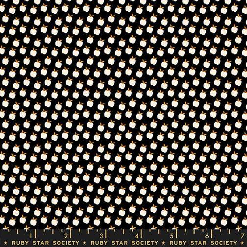 Catnap Apples By Alexia Abegg Of Ruby Star Society For Moda Black