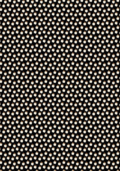 Catnap Apples By Alexia Abegg Of Ruby Star Society For Moda Black