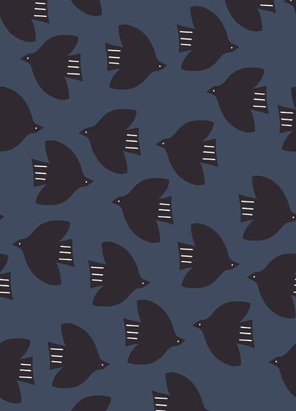 Catnap Birds By Alexia Abegg Of Ruby Star Society For Moda Smoke