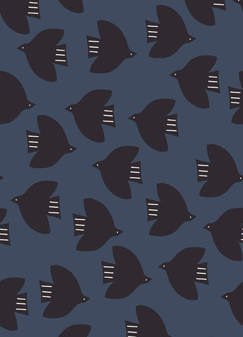 Catnap Birds By Alexia Abegg Of Ruby Star Society For Moda Smoke