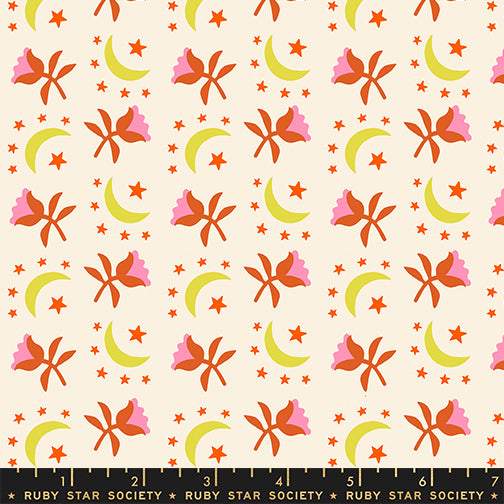 Catnap Moonflower By Alexia Abegg Of Ruby Star Society For Moda Natural