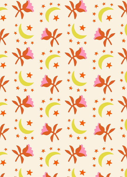 Catnap Moonflower By Alexia Abegg Of Ruby Star Society For Moda Natural