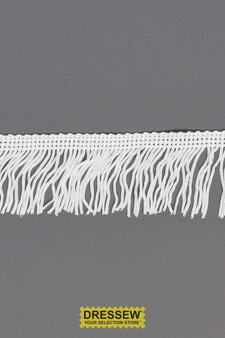 Chainette Fringe 5cm (2") White