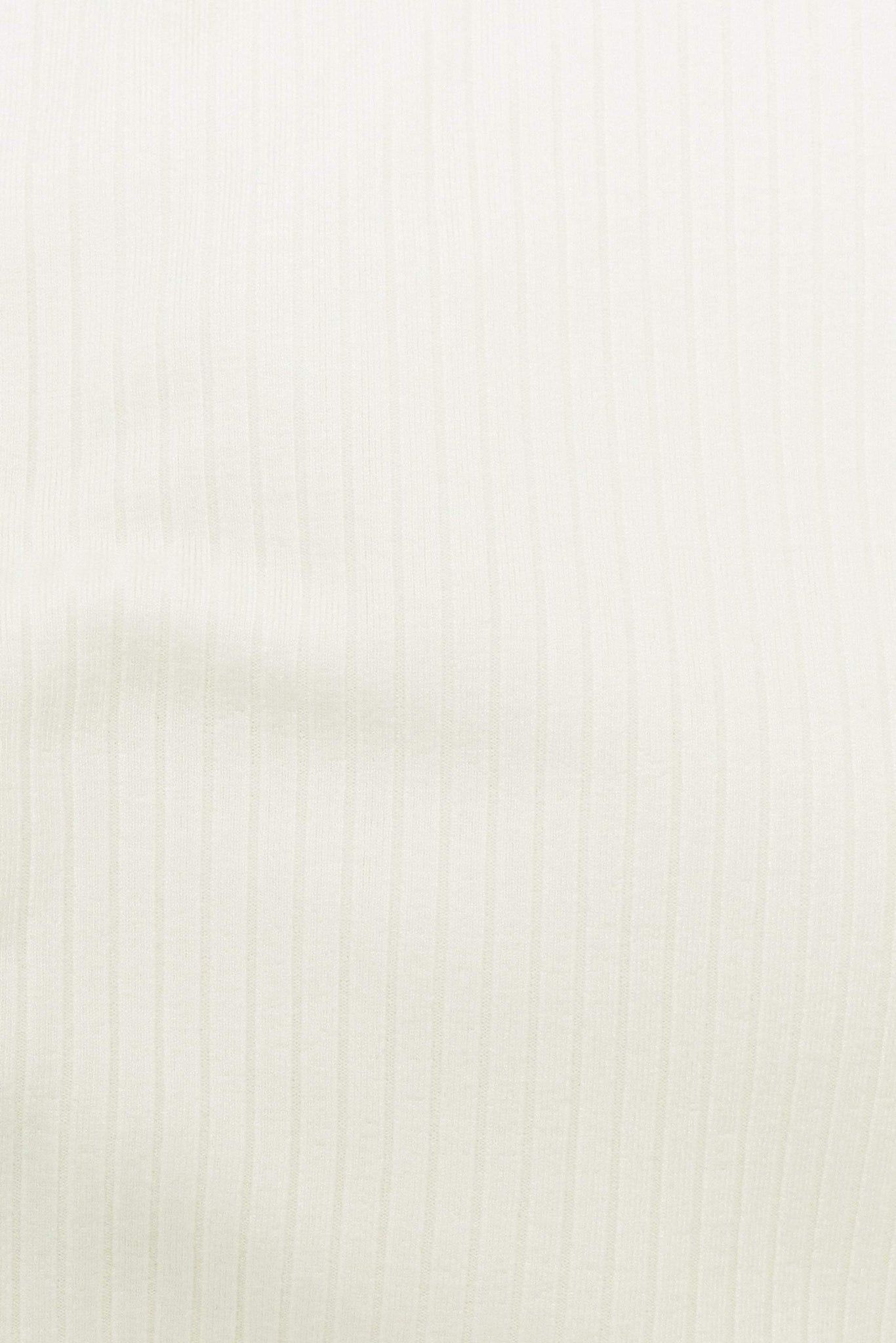 Charm Sweater Rib Knit Ivory