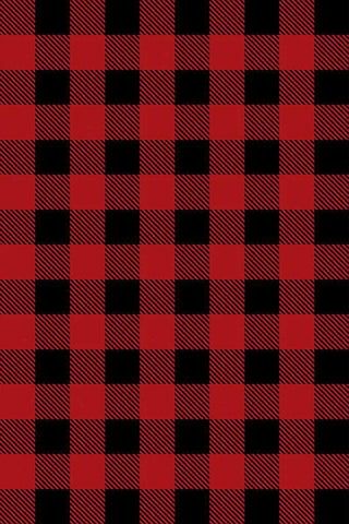 Check Fleece Black / Red