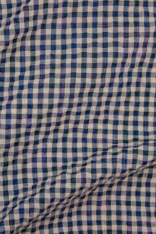 Check Seersucker Purple / Natural