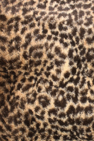 Cheetah Faux Fur Brown Mix