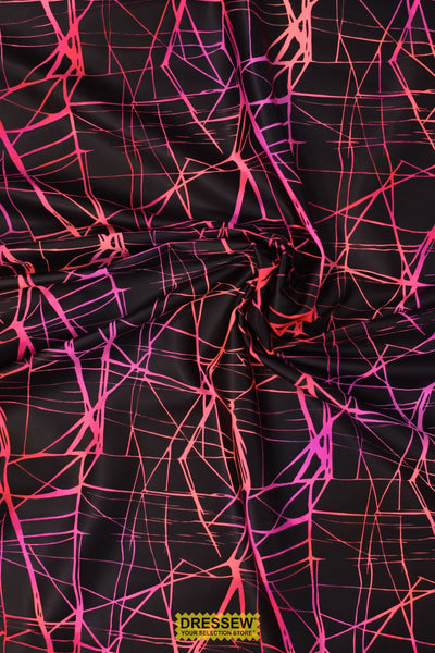 Chelsea Web Lycra Black / Pink