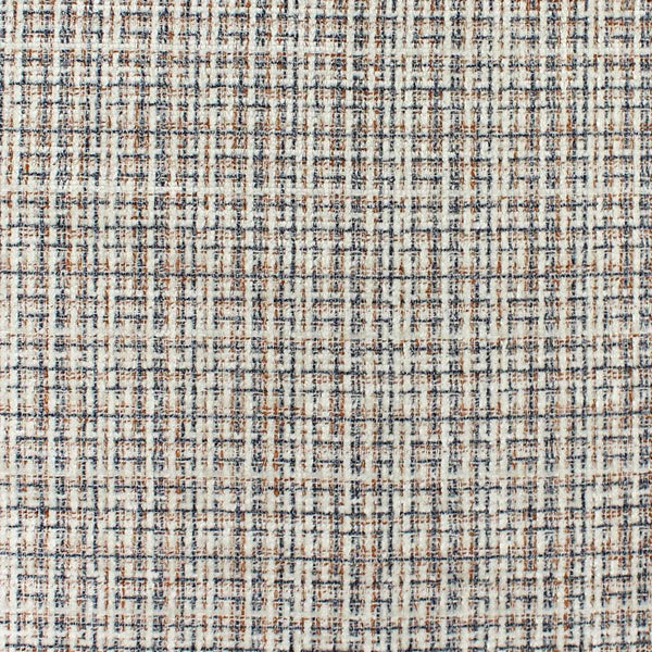 Chenille Tweed Ivory / Navy / Brown