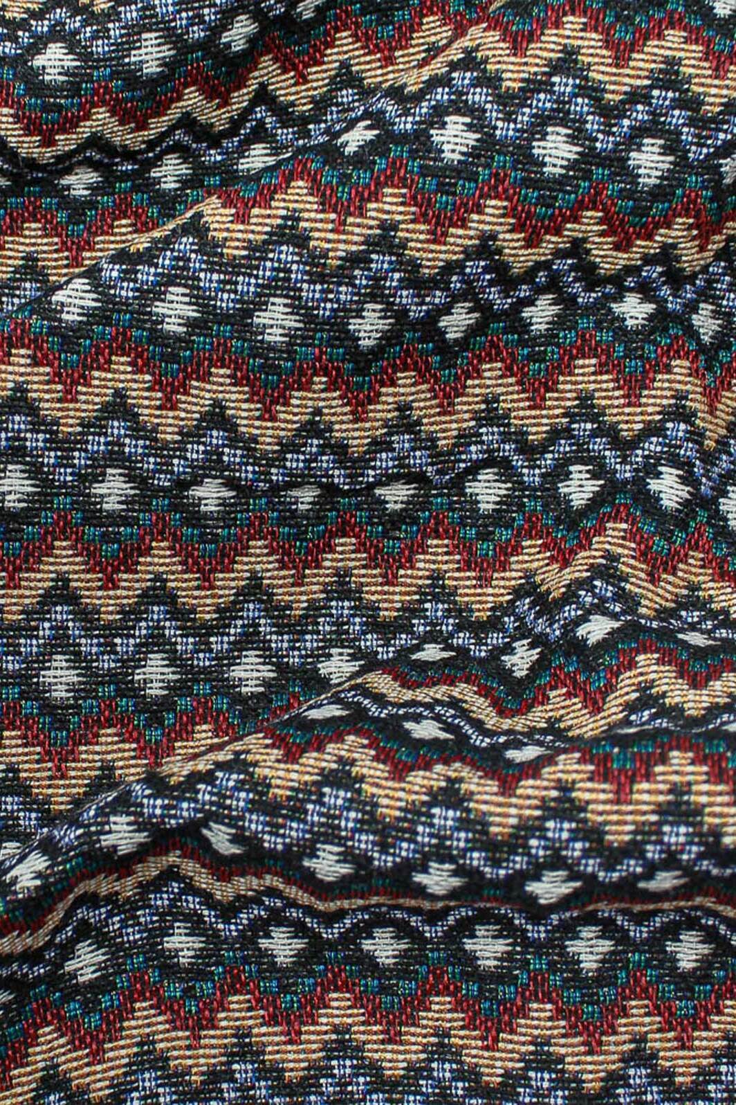 Chevron Tapestry Black / Multi