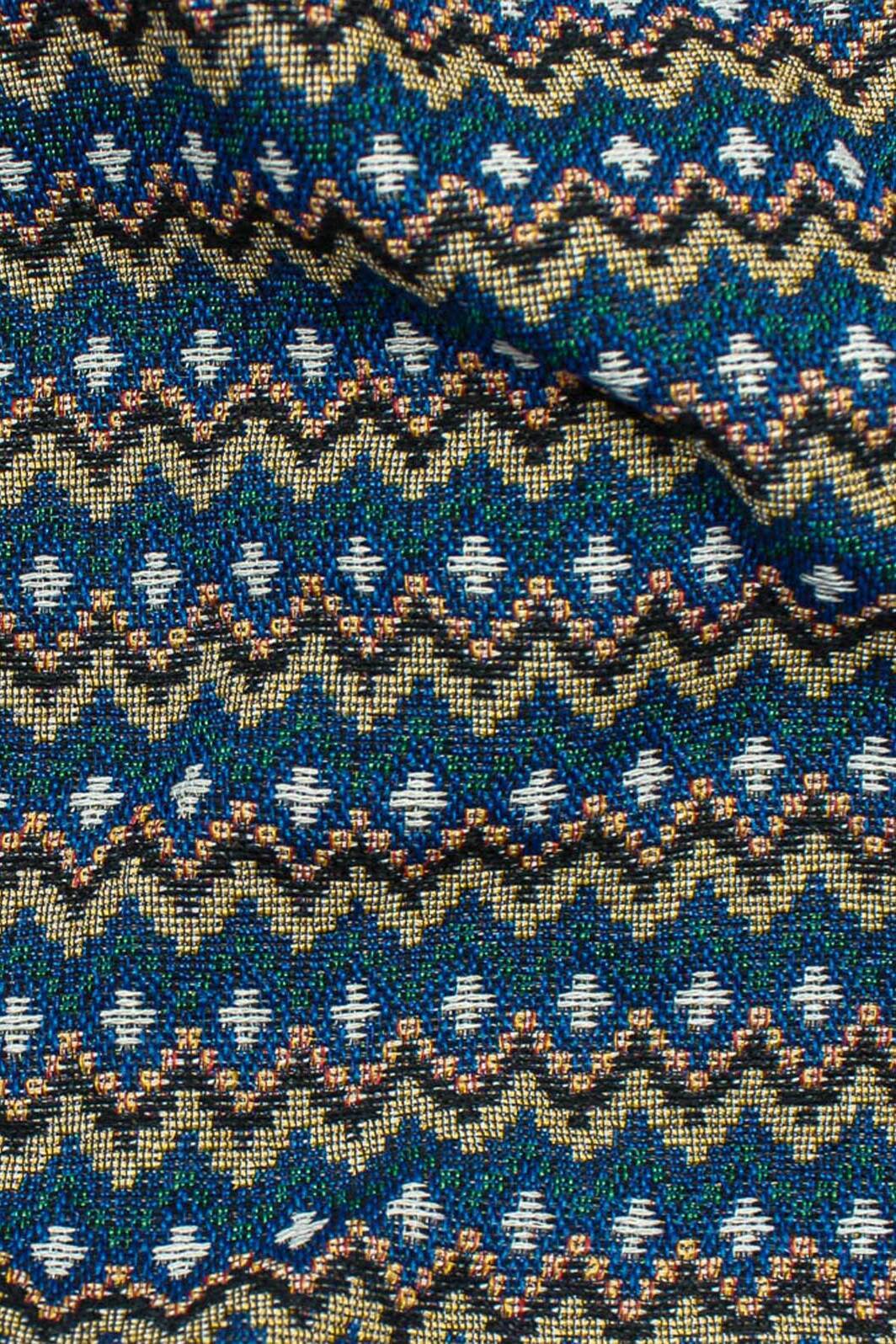 Chevron Tapestry Royal / Multi