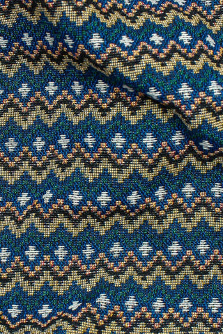 Chevron Tapestry Royal / Multi