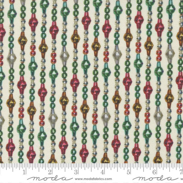 Christmas Faire Glass Garland By Cathe Holden For Moda Cream
