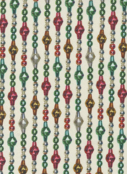 Christmas Faire Glass Garland By Cathe Holden For Moda Cream