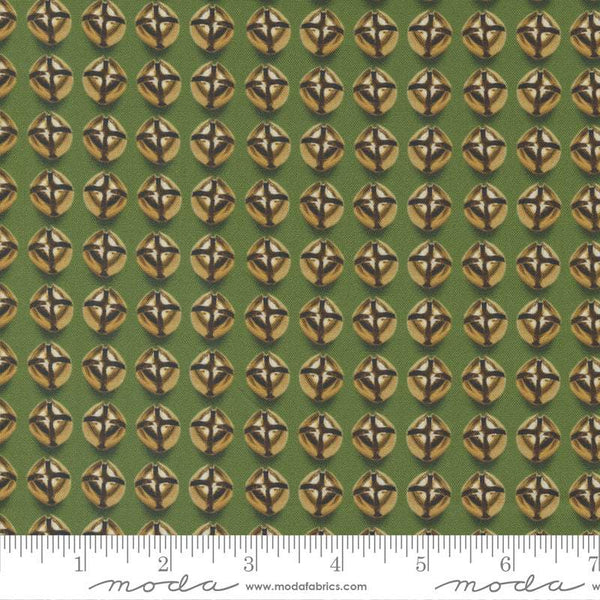 Christmas Faire Jingle Bells By Cathe Holden For Moda Evergreen