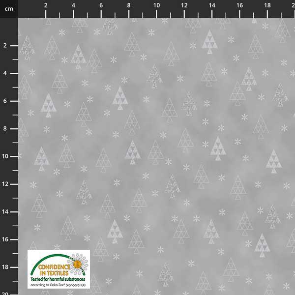 Christmas Is Near Trees By Stof Grey / Silver