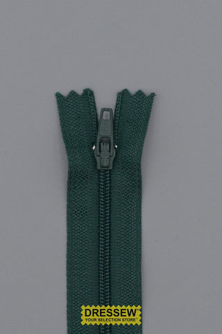 Closed End Zipper 18cm (7") Forest