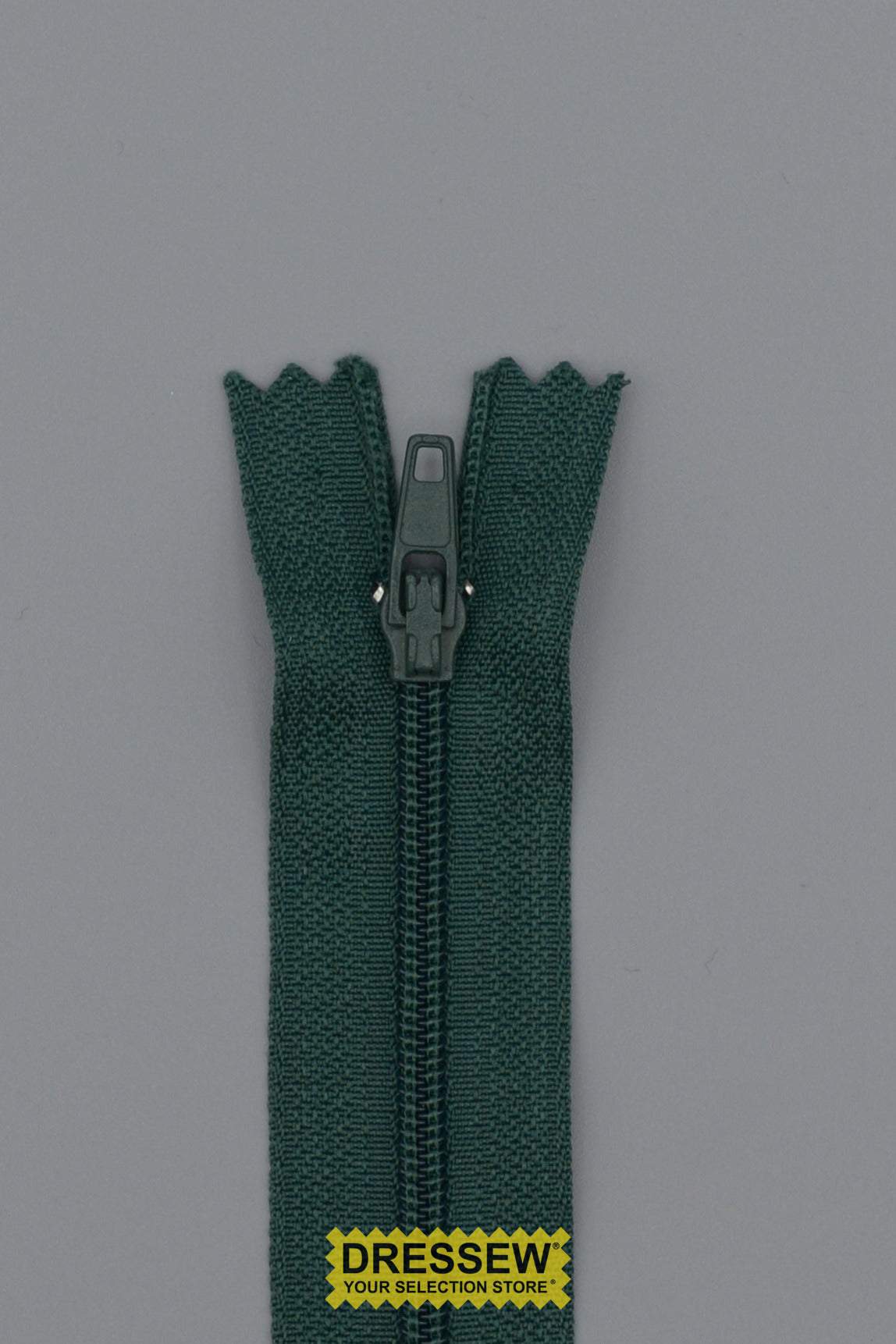 Closed End Zipper 35cm (14") Forest
