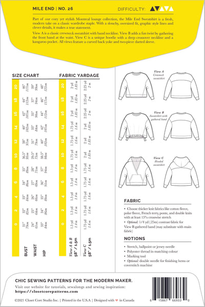 Closet Core - Mile End Sweatshirt