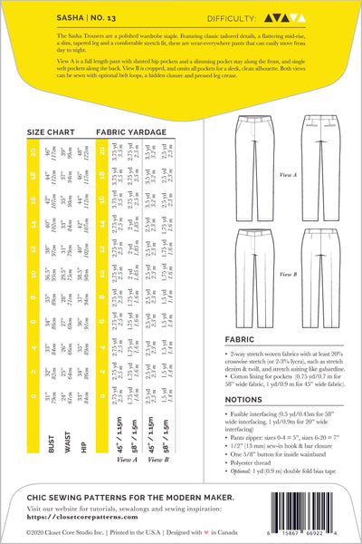 Closet Core - Sasha Trousers