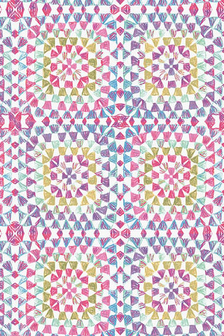 Clothworks Having A Ball Crochet Squares Raspberry