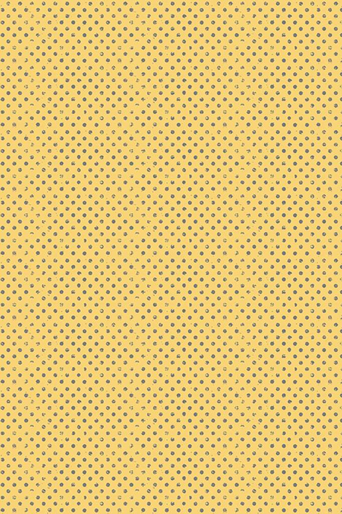Clothworks Lemonade Dot Yellow / Brown