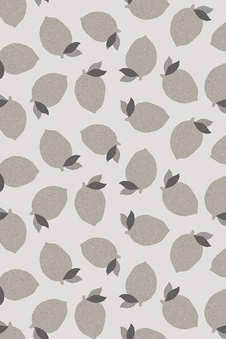 Clothworks Lemonade Just Lemons Cream / Taupe