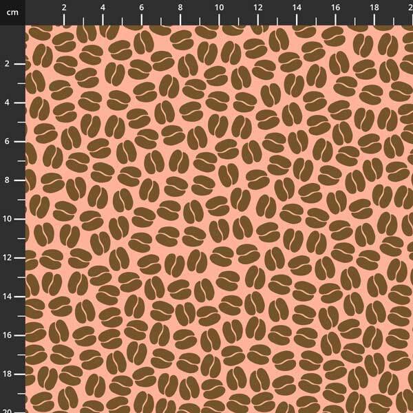 Coffee Bunnies Coffee Beans By Stof Pink / Brown