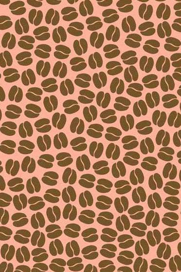 Coffee Bunnies Coffee Beans By Stof Pink / Brown